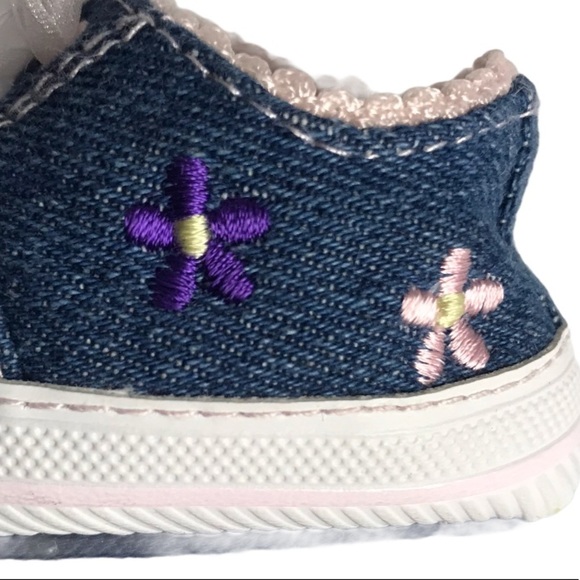 Carter's Chambray Sneaker Crib Shoes - Picture 3 of 14